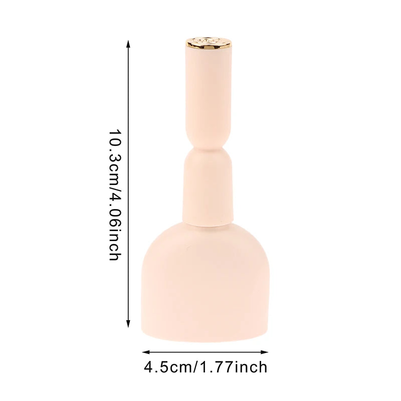 13ml Empty Nail Polish Glass Bottle with Brush – Refillable