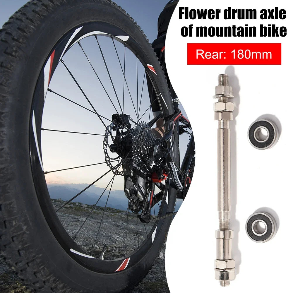 MTB Bicycle Wheel Hub Axle Shaft 6000 Bearing – Front & Rear