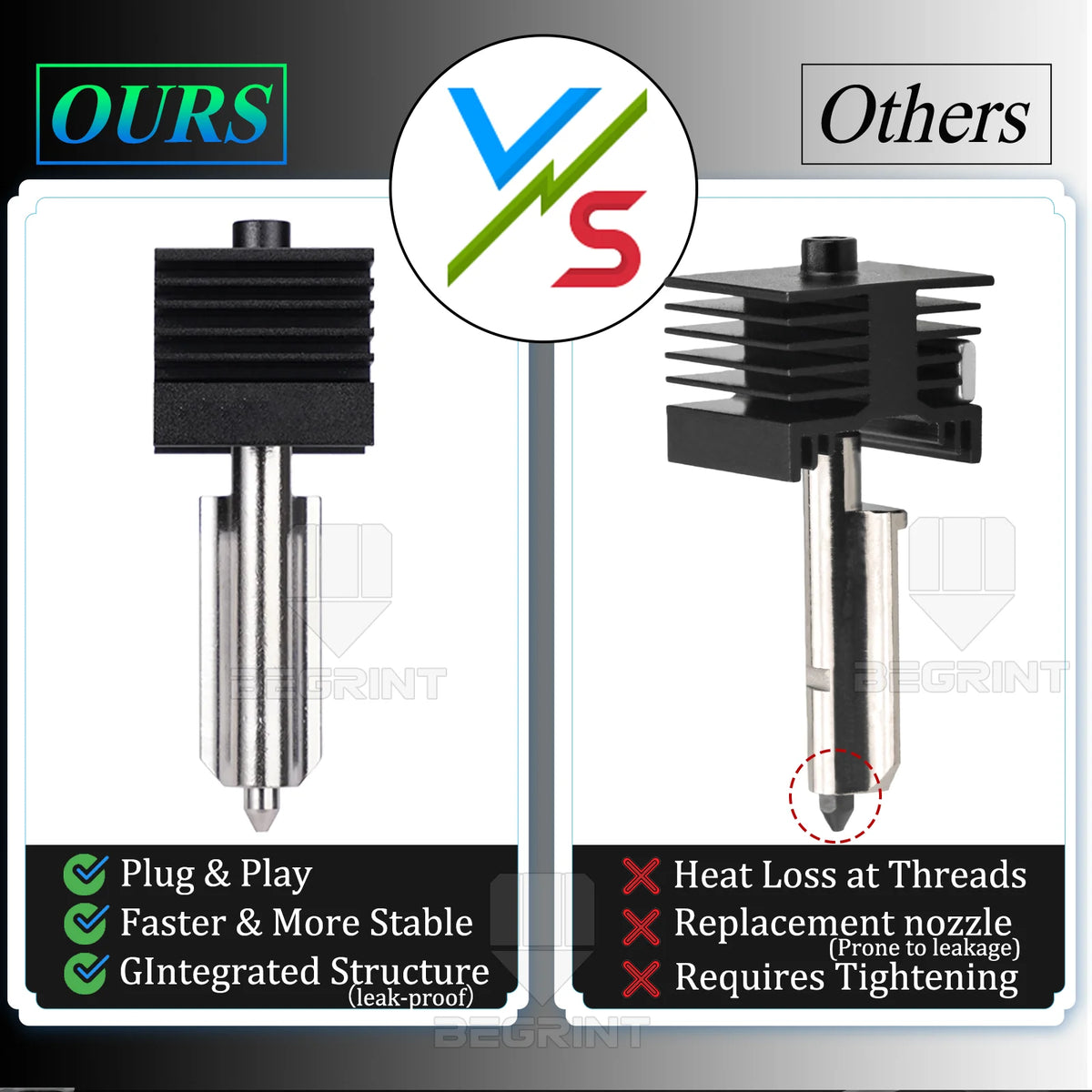 Bambu Lab H2D/H2S Hotend Suite – 0.2–0.8mm Nozzle Set