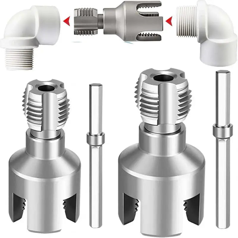 Pipe Thread Cutting Tool – Internal & External PVC Threader Kit
