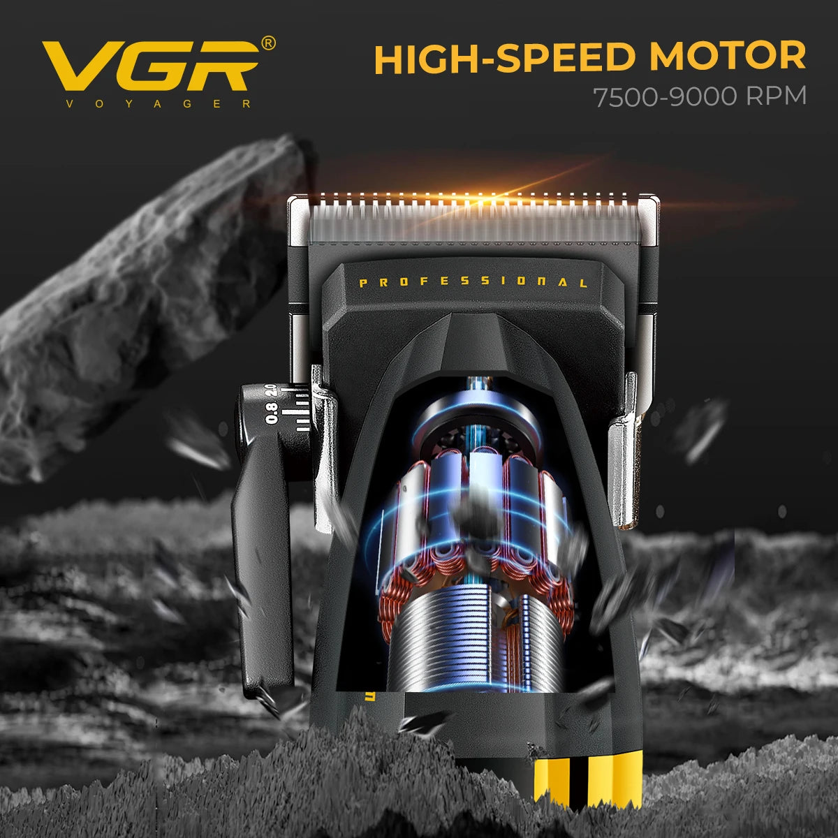 VGR V-285 4-in-1 Professional Hair Clipper & Beard Trimmer