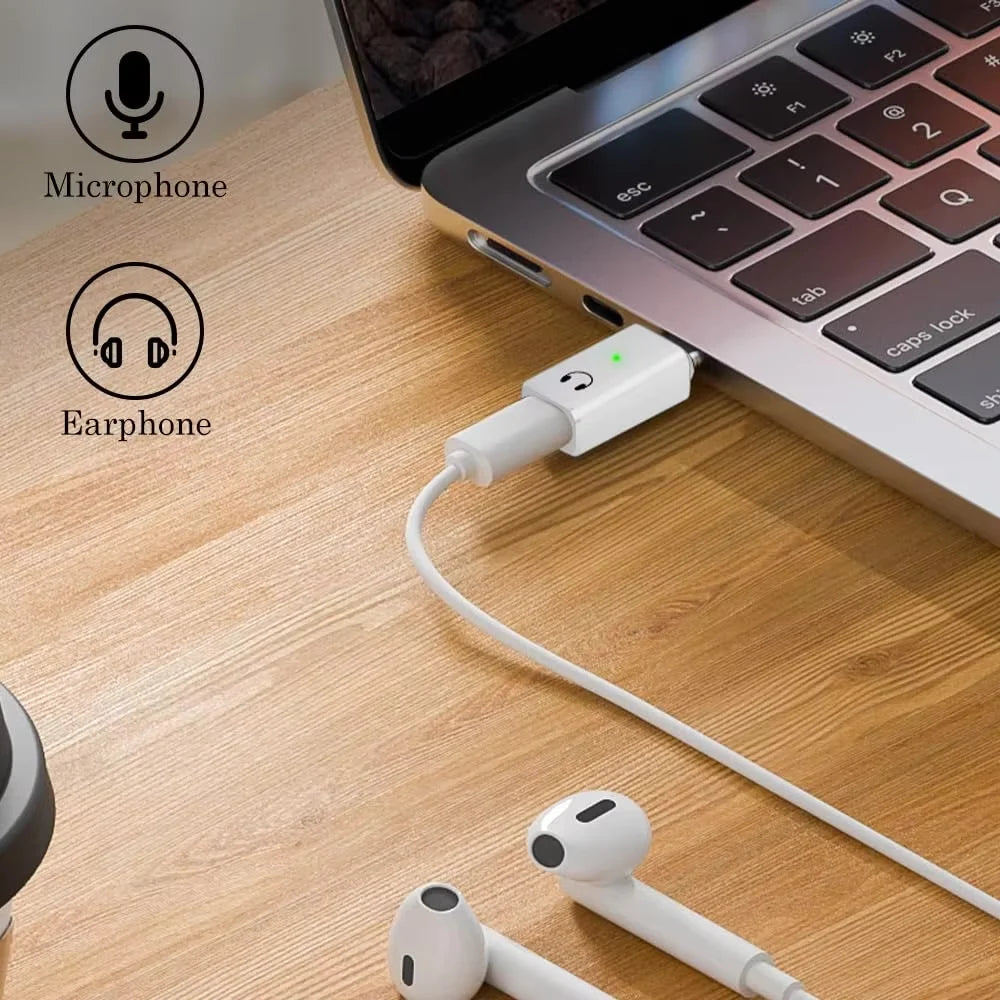 USB-C to Lightning Audio Adapter | Aluminum Earphone Converter