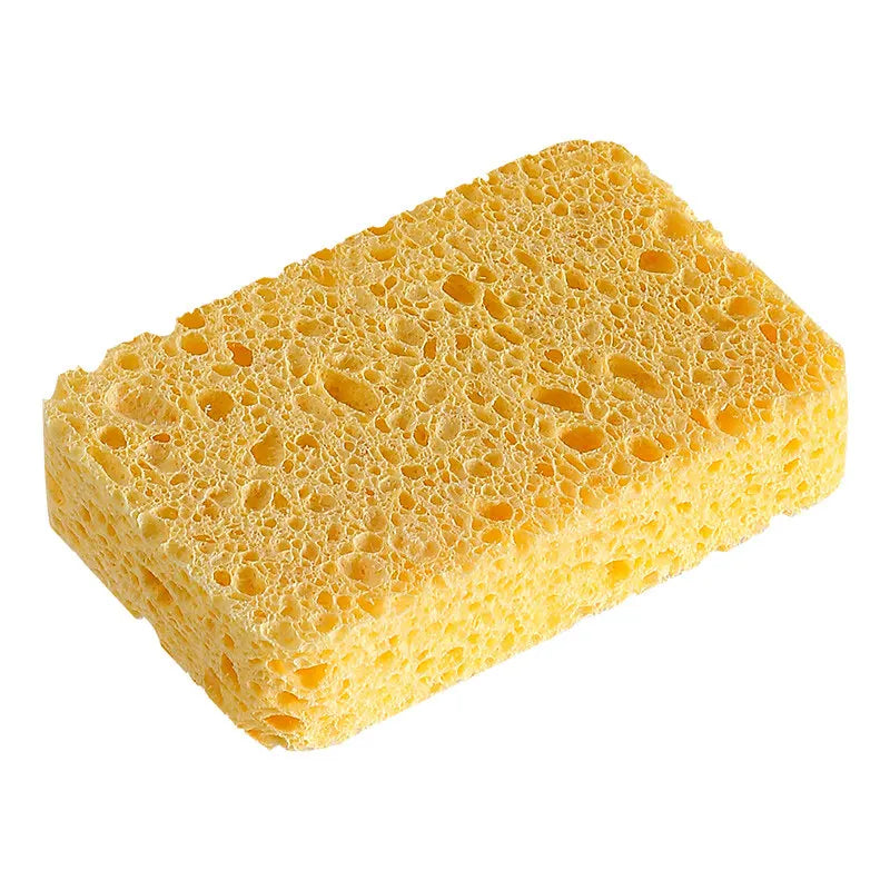 Wood Pulp Kitchen Sponge – Absorbent Non-Stick Scouring Pad