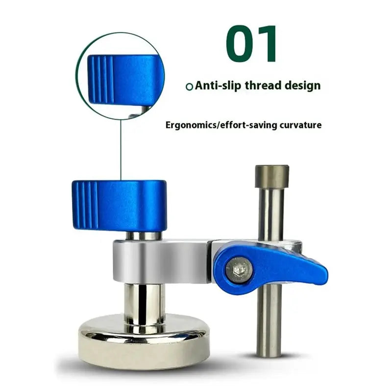 Magnetic CNC Workpiece Locator Self-Centering Auxiliary Vise
