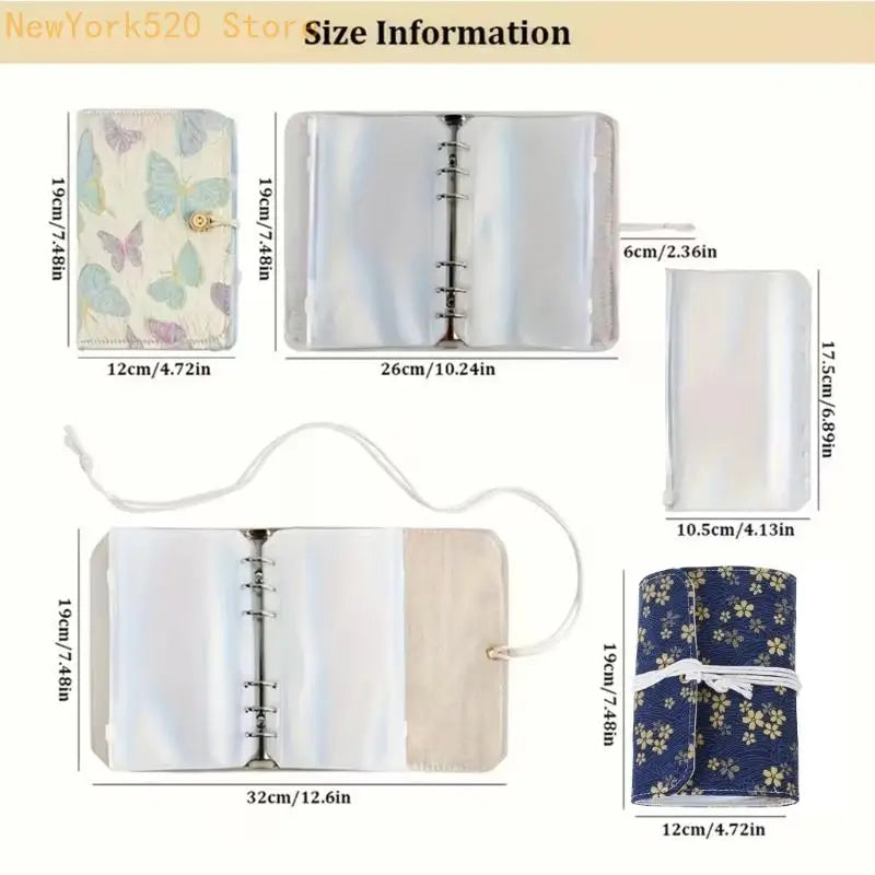Circular Knitting Needle Organizer Bag – 12 Zippered Pockets