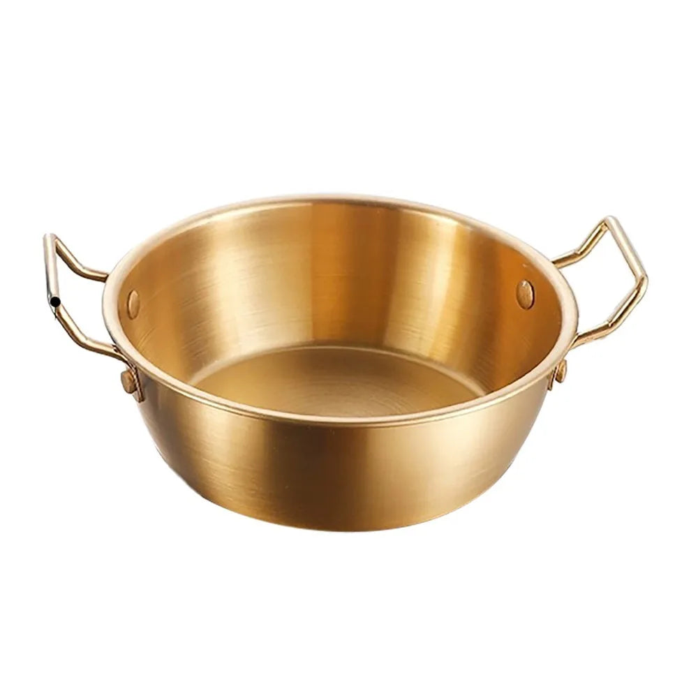 VIBE 304 Stainless Steel Snack Bowl with Handles | Mirror Polish