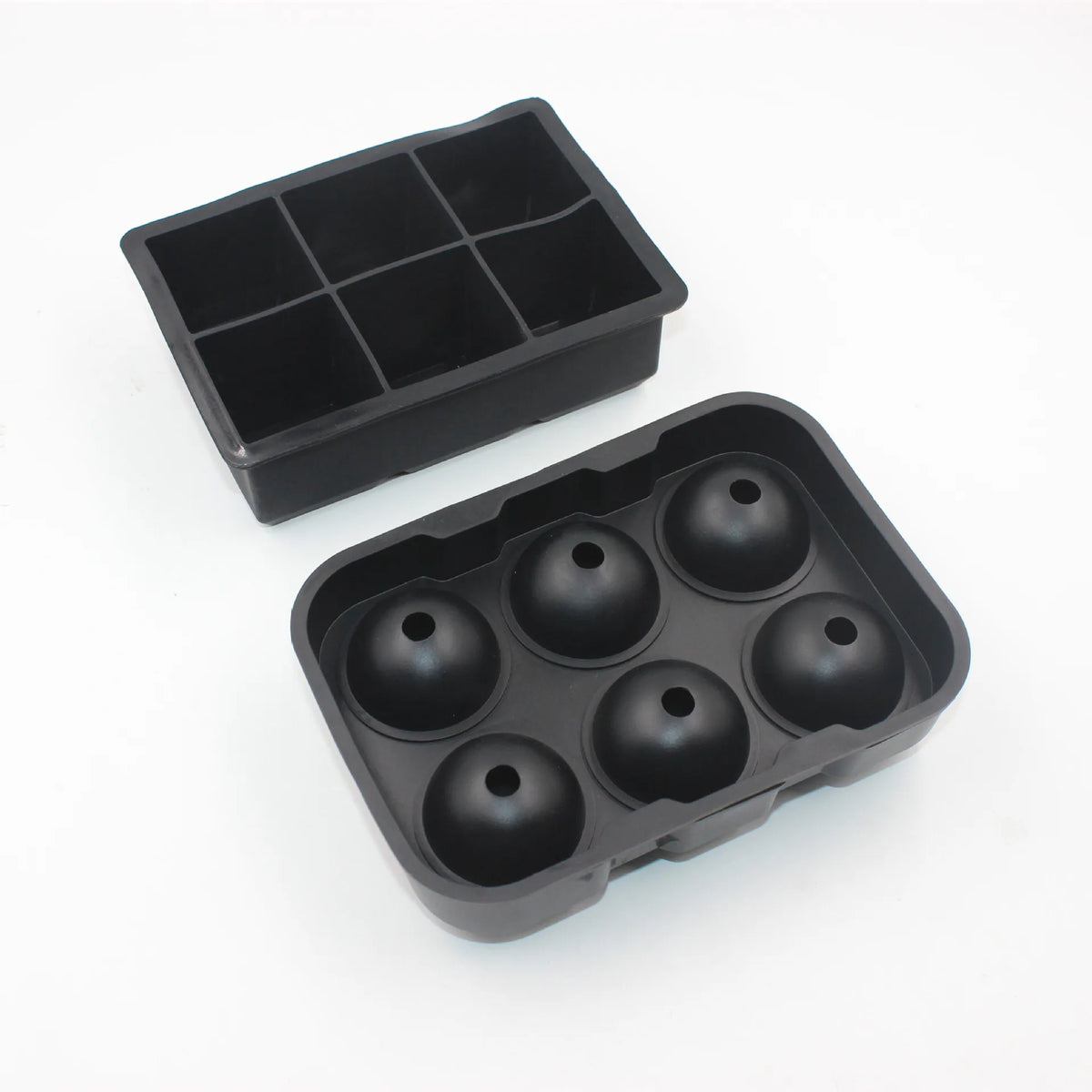 BPA Free Silicone Ice Ball & Cube Molds Set with Funnel