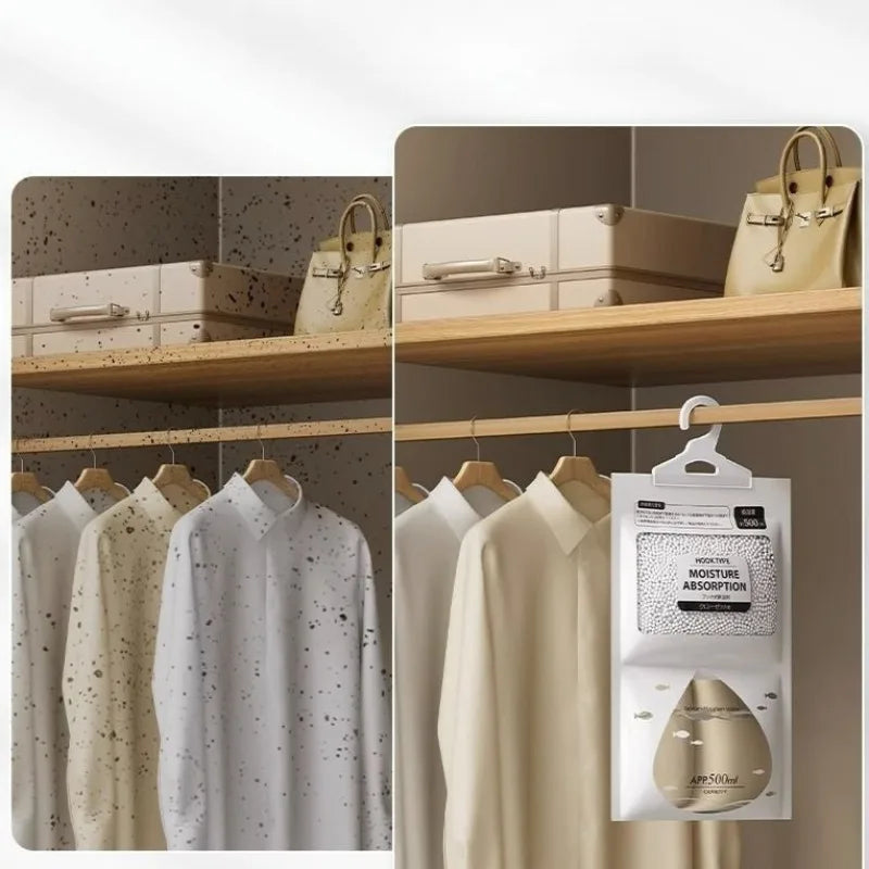 VIBE Hanging Dehumidifier Bags – Closet Moisture Absorber