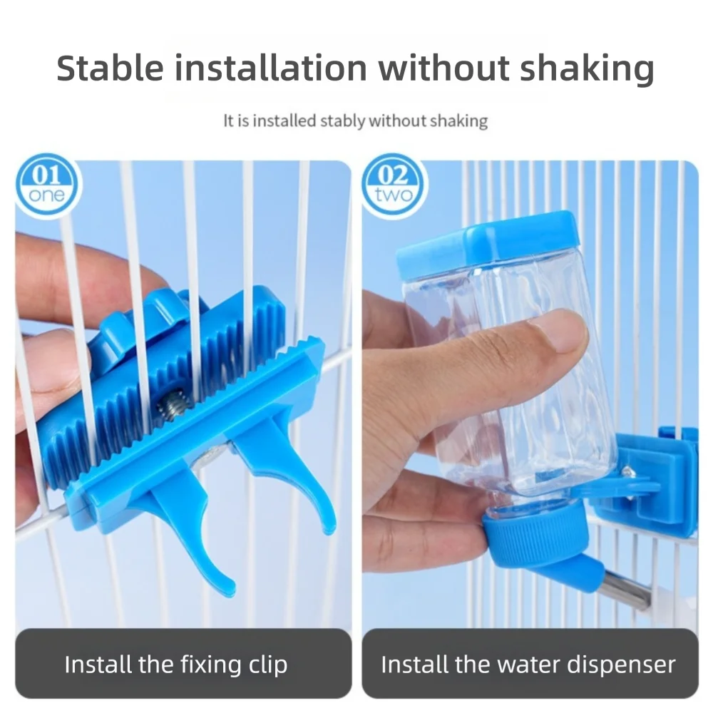 Hanging Bird Cage Water Dispenser – Leak-Proof Auto Feeder