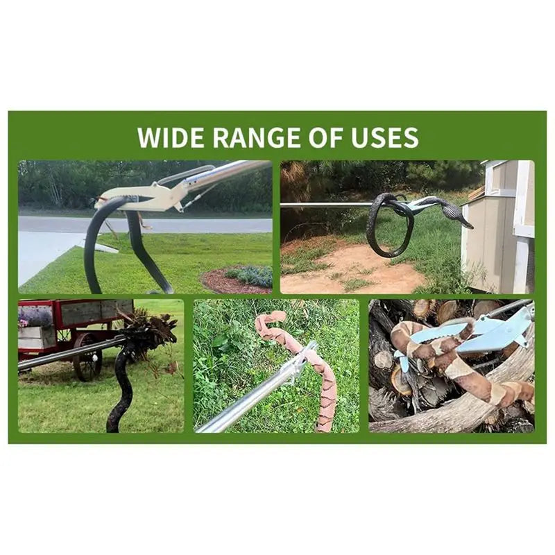 2-Pack 50" Collapsible Snake Grabber Tool – Stainless Steel