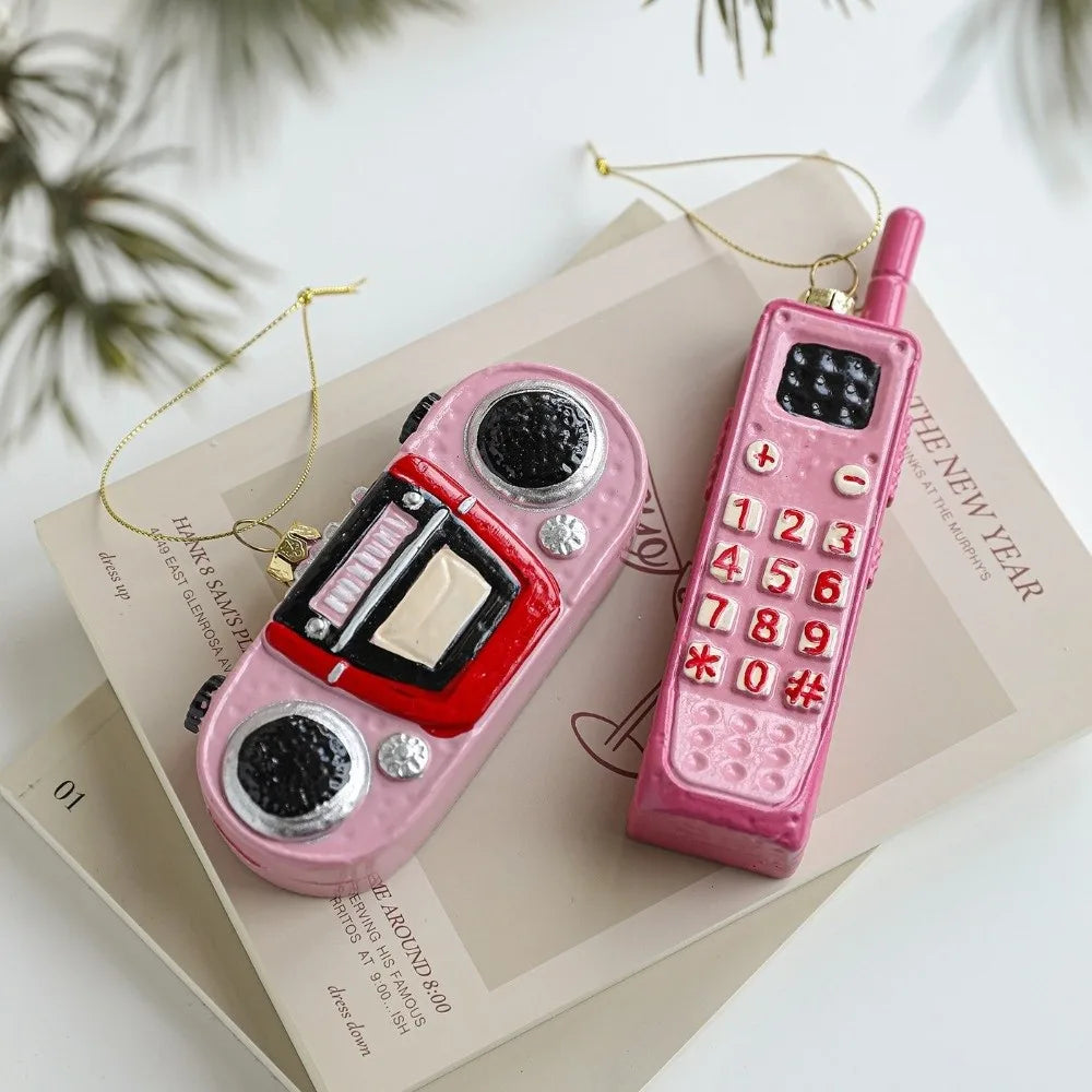 Macaron Christmas Tree Ornaments – DIY Plastic Hanging Pendants