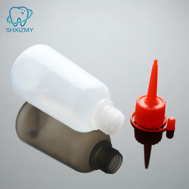 100ml Plastic Squeeze Bottle Pointed Tip Cap Liquid Dispenser
