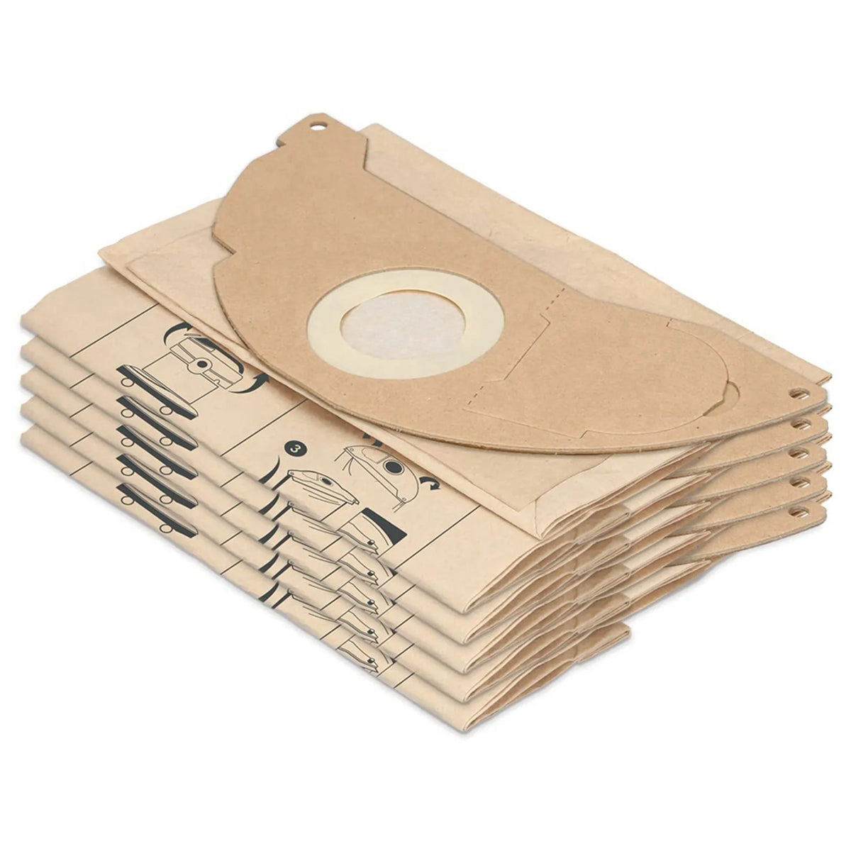 20-Pack Vacuum Bags for Kärcher WD2 MV2 – Replaces 6.904-322.0