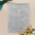 3D Clock & Key TPR Embossing Folder for Scrapbooking & Cards
