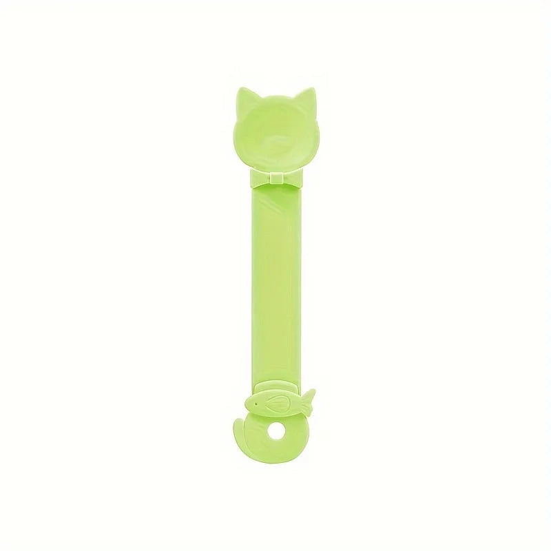 Easy-Squeeze Cat Treat Dispenser – Long Handle Lickable Feeder