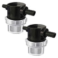 1/2" In-Line Water Pump Strainer 3/8" Hose Barb 80 PSI RV