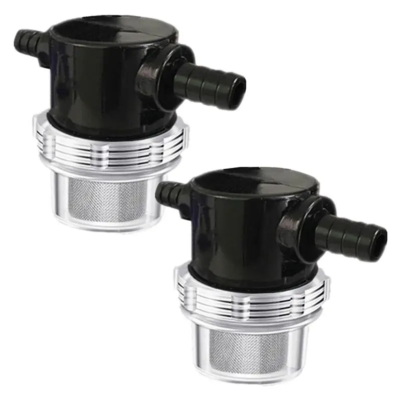 1/2" In-Line Water Pump Strainer 3/8" Hose Barb 80 PSI RV