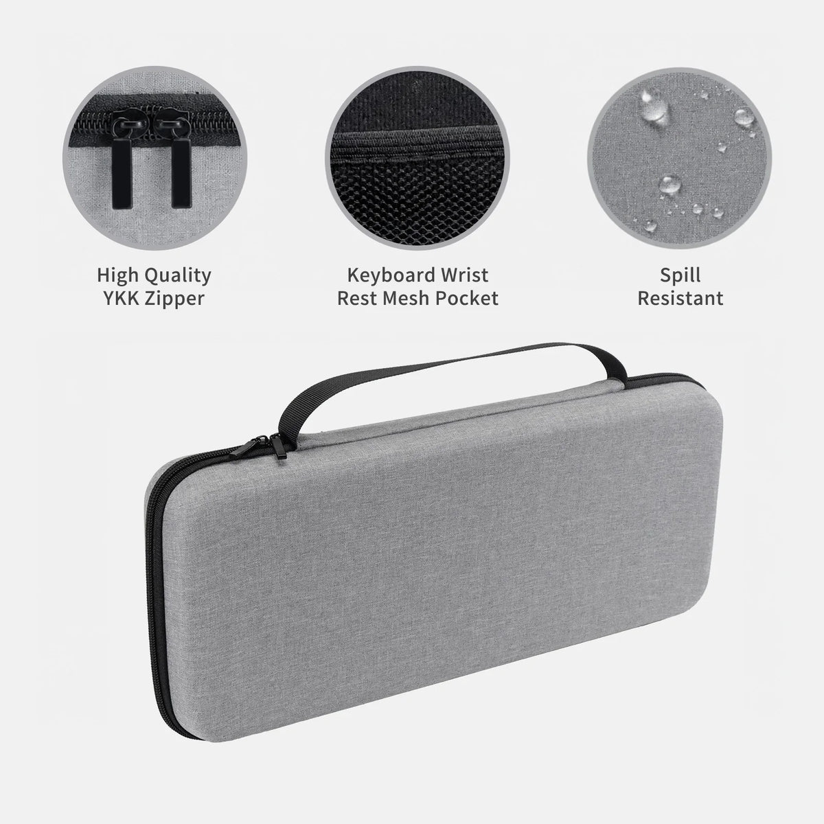 Hard Shell Keyboard Case – 61 Key to Full Size, Waterproof