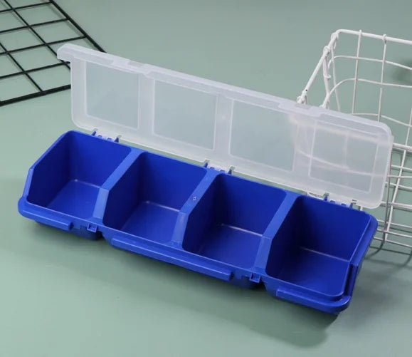 Multi-Compartment Organizer Box for Screws & Small Parts