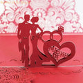 Bride & Groom Ring Metal Cutting Die Stencil – Wedding Crafts