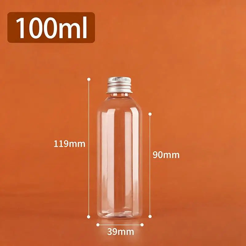 Refillable Travel Cosmetic Bottles | Plastic & Aluminum Cap