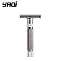 YAQI The Final Cut Adjustable Safety Razor – Chrome & Gunmetal