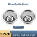 Stainless Steel Sink Strainer Drain Filter Basket with Handle