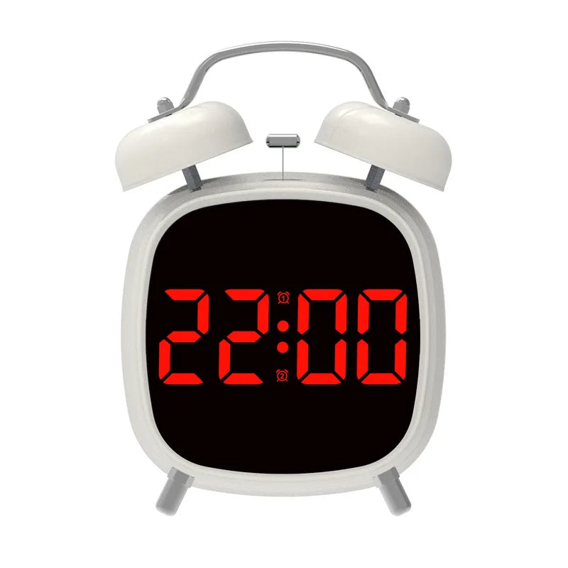 Voice Control LED Digital Alarm Clock – Loud, Night Mode