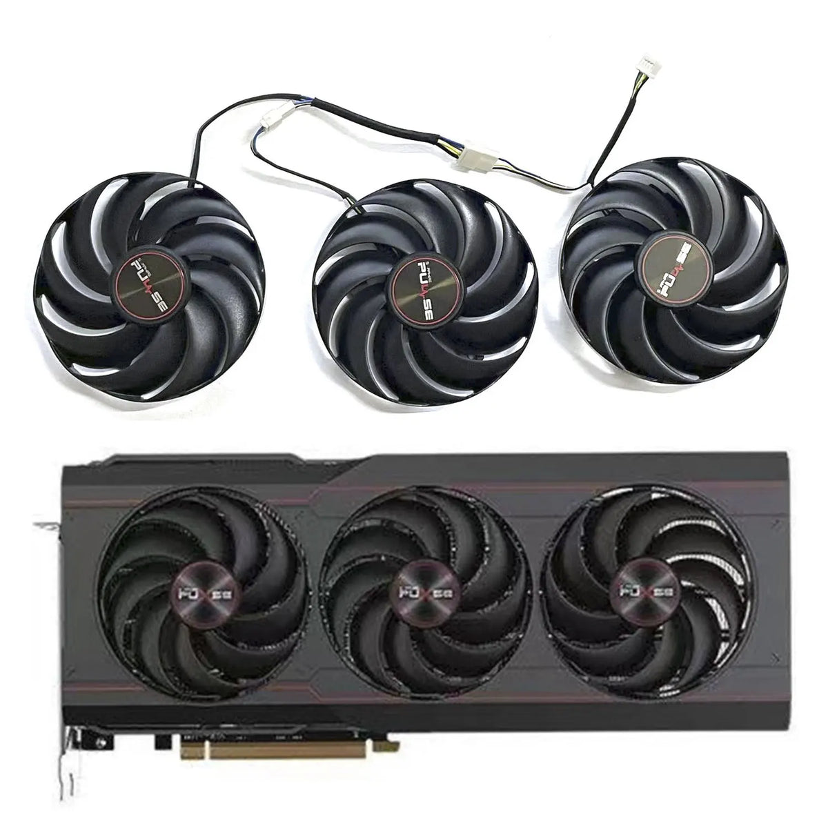 Sapphire PULSE RX 6800 6800XT GPU Fan FDC10H12D9-C 85mm 4-Pin
