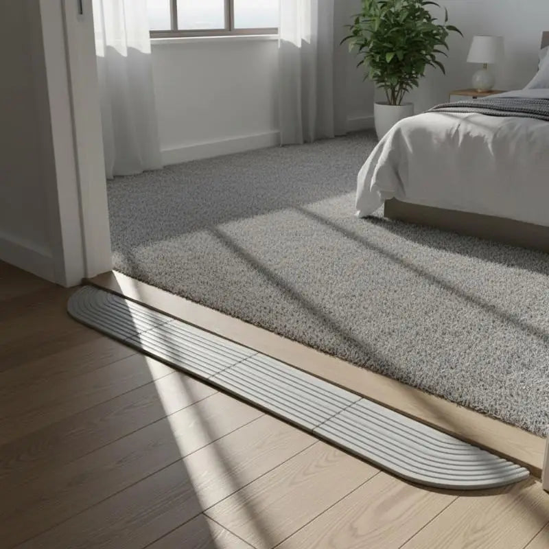 Robot Vacuum Threshold Ramp Strip – Non-Slip Step Climbing Pad