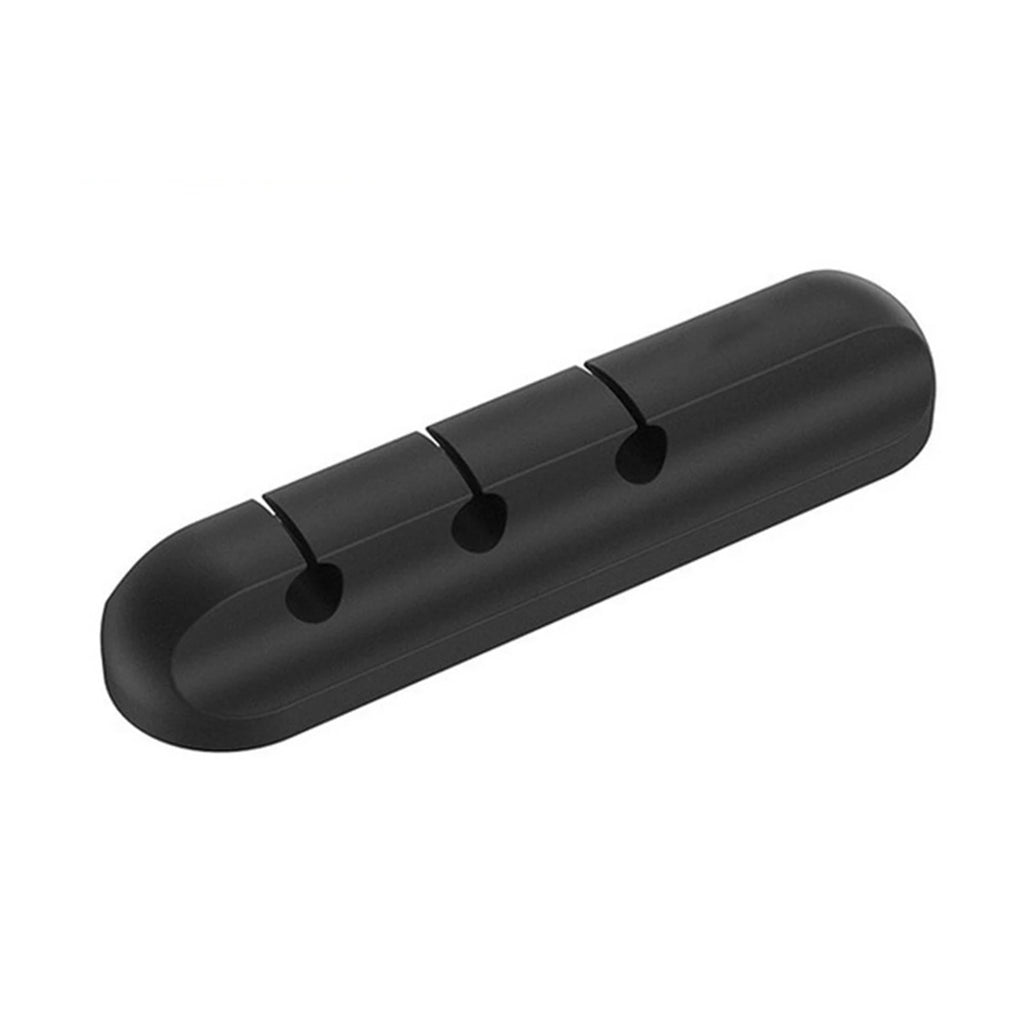 Silicone Desktop Cable Organizer – Multi-Hole Cord Holder