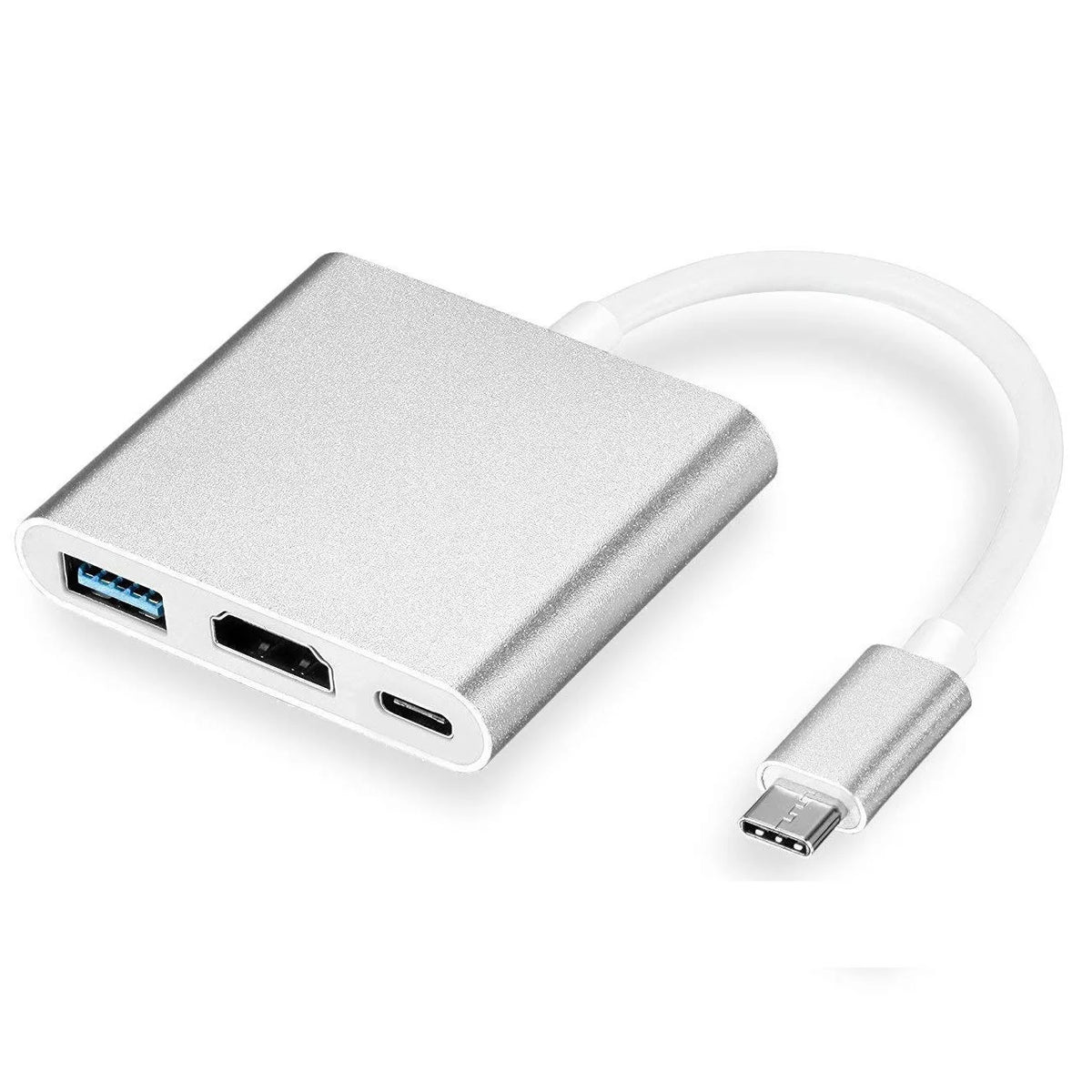 4K USB-C to HDMI Adapter Hub – USB 3.0 & Pass-Through Charging