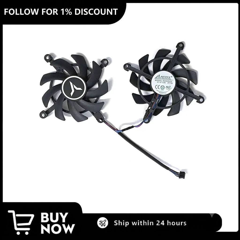 Yeston RTX 3050 3060 3060TK 85mm 4-Pin GPU Fan GA92S2U