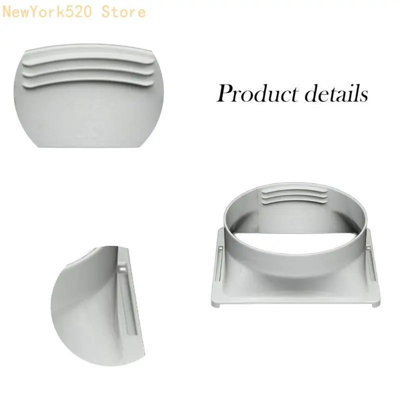 15cm Portable AC Exhaust Duct Pipe Connector – Square Fitting