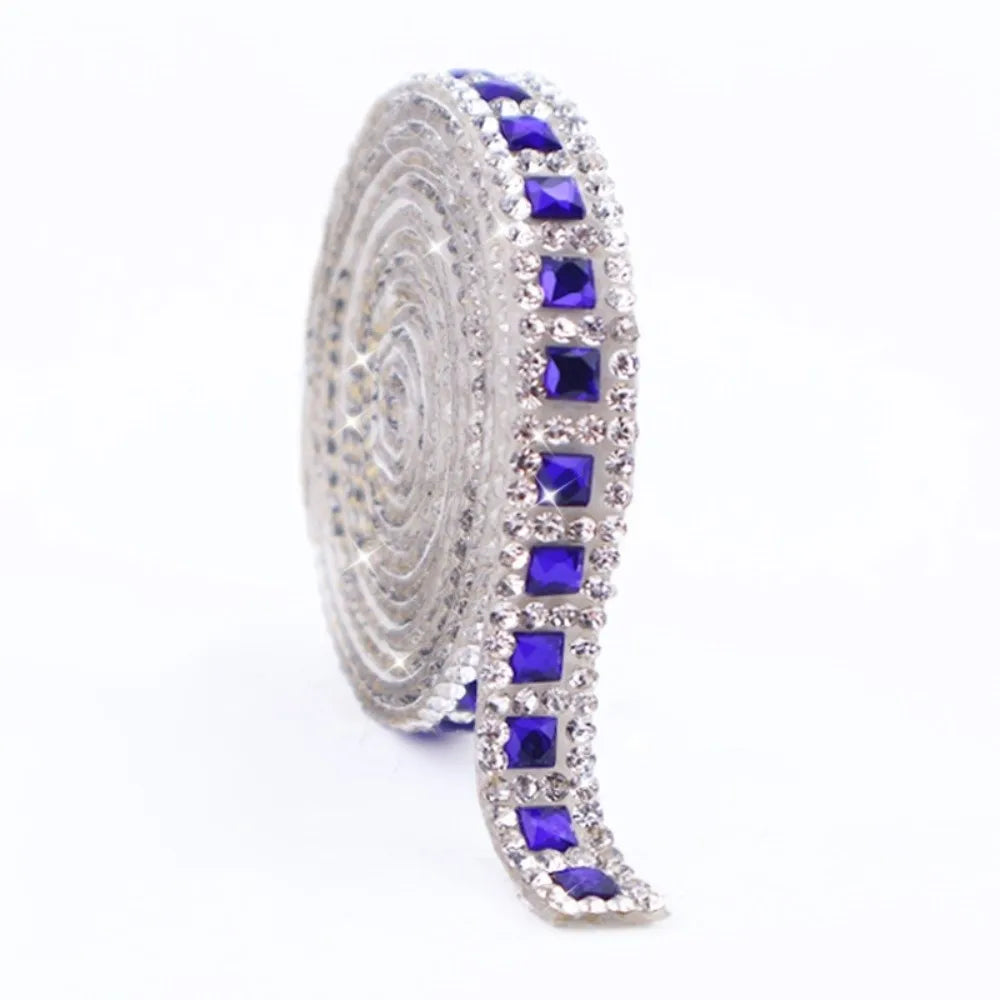 Self-Adhesive Rhinestone Trim Strips – DIY Crystal Chain