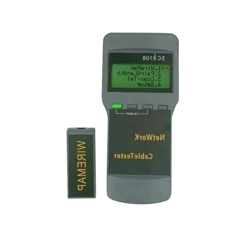SC8108 LAN & Phone Cable Tester LCD – RJ45 Network Checker