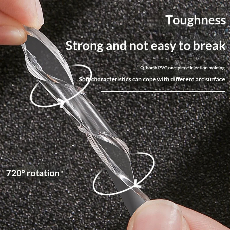 Clear Silicone Buffer Pads – Self-Adhesive Anti-Collision Strips