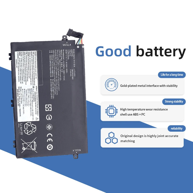 SUOZHAN L17L3P51 Battery for Lenovo ThinkPad E480 E490 E580 E590