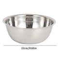 Stainless Steel Scaled Mixing Bowl 16cm 20cm 22cm | VIBE