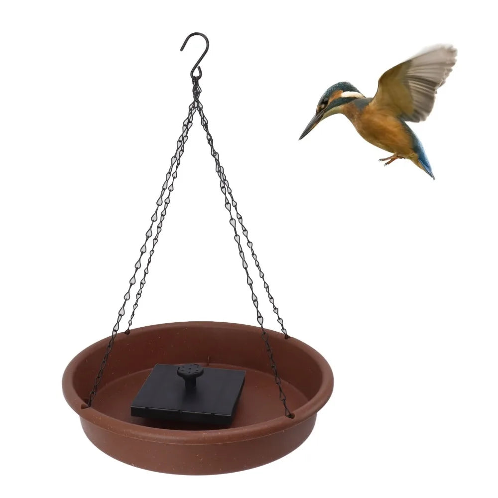 Solar Bird Bath Fountain – 6 Nozzles & 3000ml Hanging Bowl