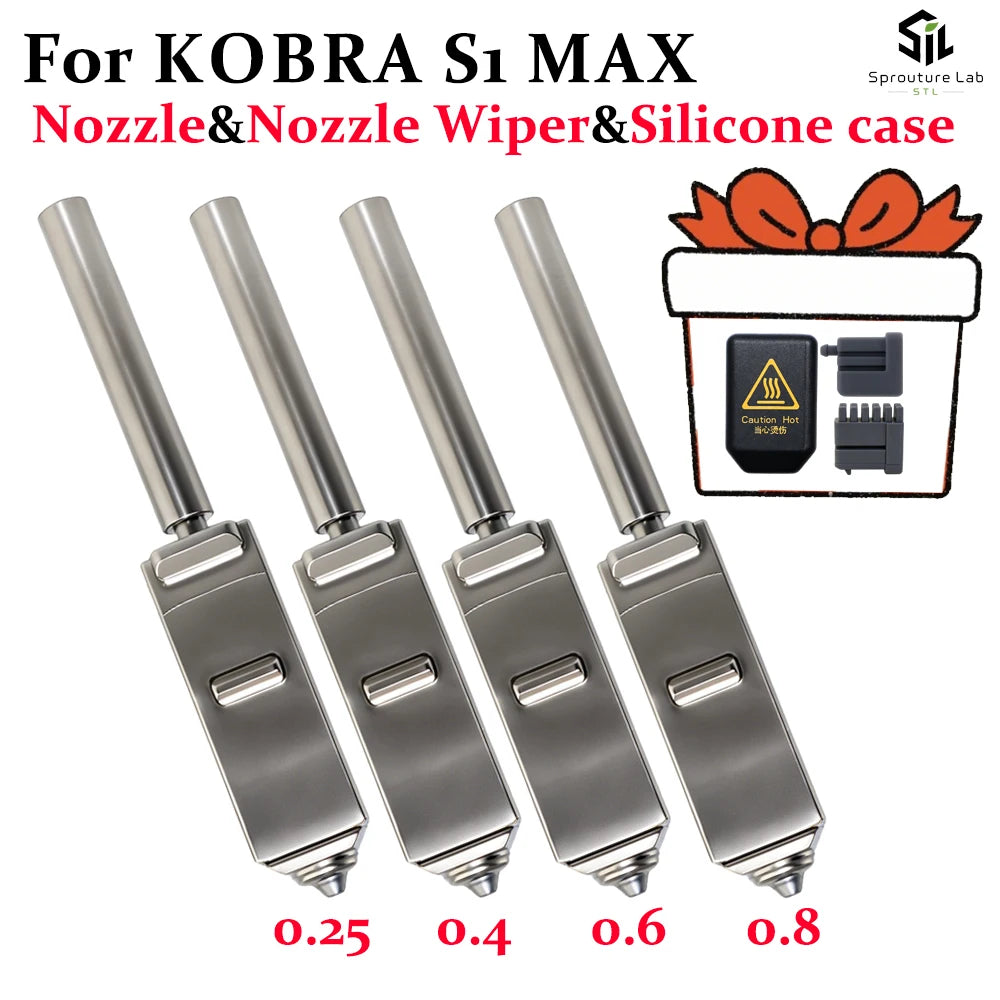 Anycubic Kobra S1 Max Hardened Steel Nozzle & Hotend Kit