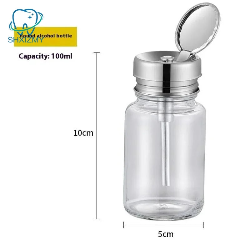 Refillable Glass Pump Dispenser Bottle – Nail Art & Makeup