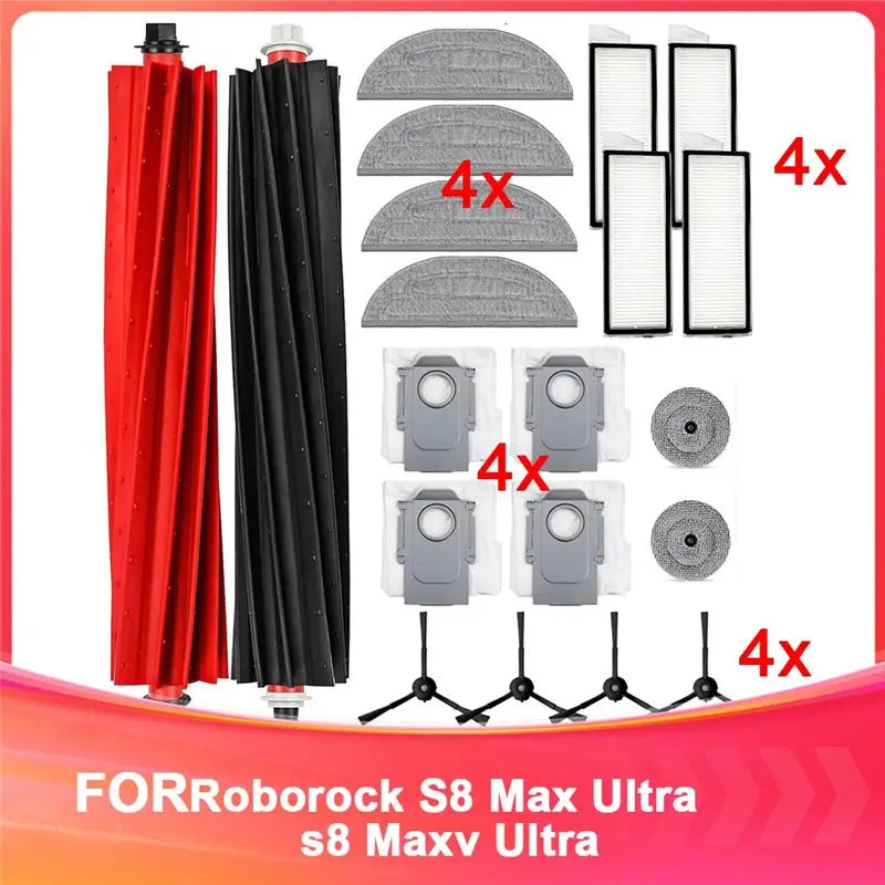 Roborock S8 Max Ultra Replacement Parts Kit – Filters & Bags