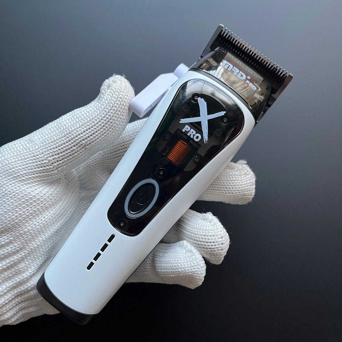 MRD PRO Brain Flower White Hair Clipper – Ultra Quiet Pro Trimmer