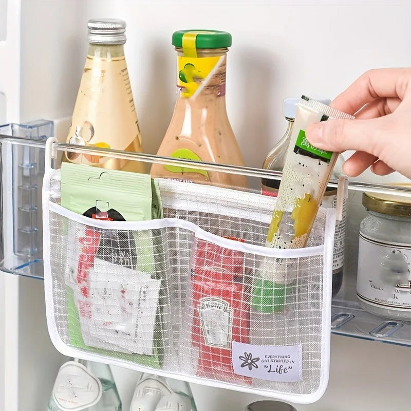 Refrigerator Hanging Storage Bag – Fridge Organizer PP Plastic