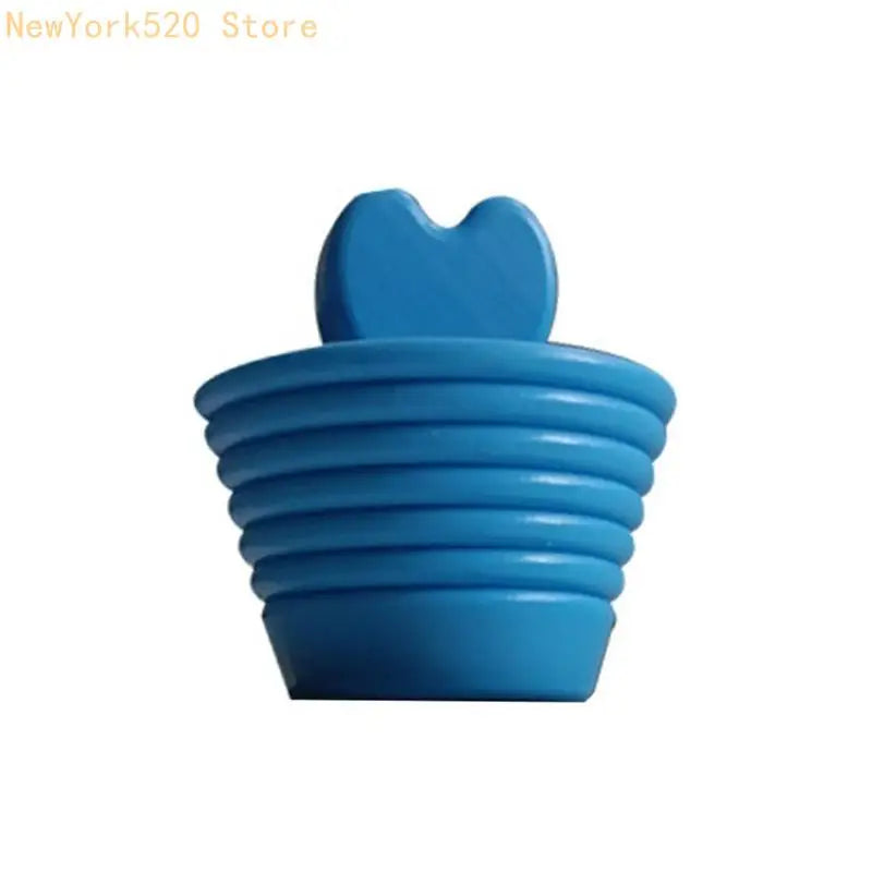 Silicone Tub Stopper Flat Drain Plug – 4 Colors, Universal Fit
