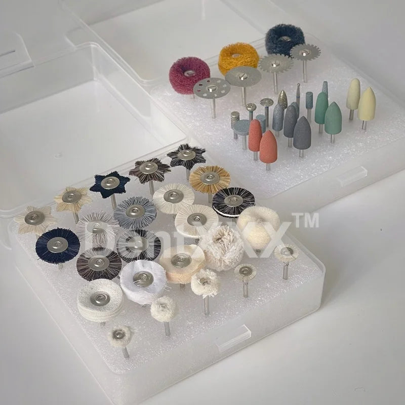 51Pcs HP Polishing Kit 2.35mm – Diamond Burs & Grinding Set