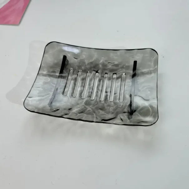 Glacier Pattern Self-Draining Soap Dish – Plastic Resin