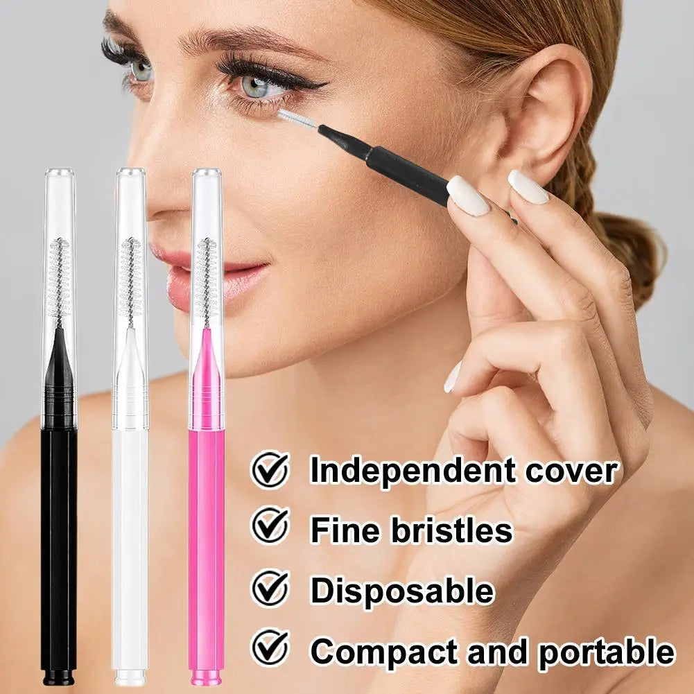 10-Pack Disposable Mascara Wands & Eyebrow Brushes | Lash Comb