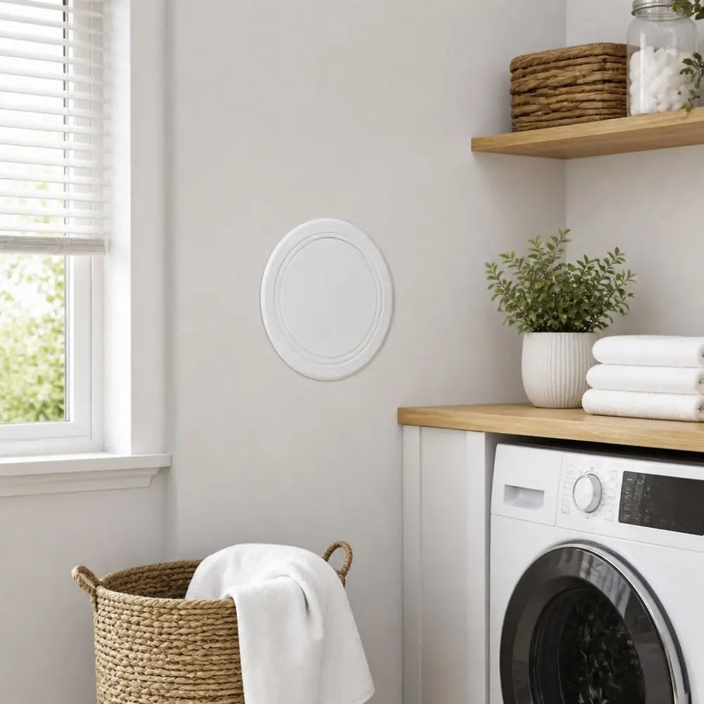 Round PVC Access Panel Self-Adhesive Wall Hole Cover | 5 Sizes